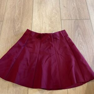 Aeropostale Deep Red Skater Skirt